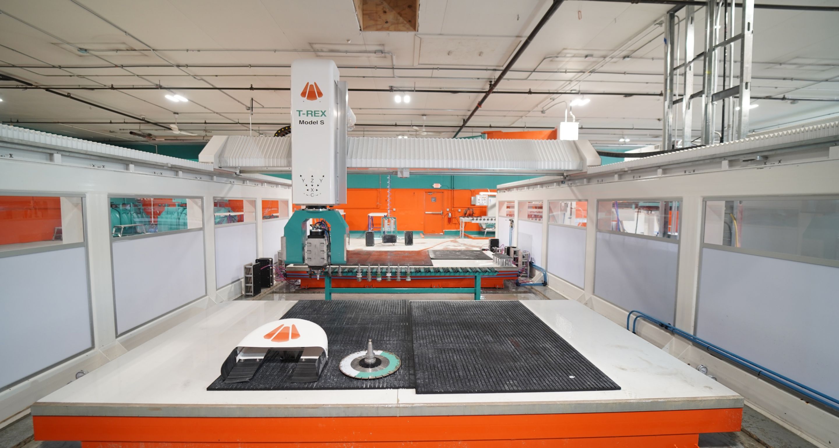 Poseidon Fabrication Center T-Rex Model at Atlantis Fabrication Shop