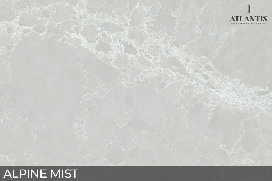 caesarstone stone slab alpine mist