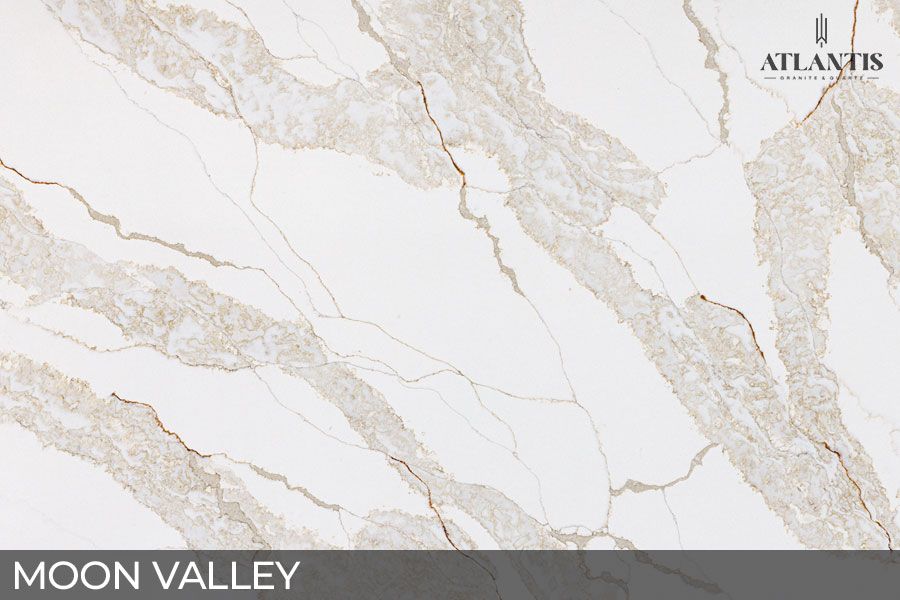 vadara calcatta moon valley quartz stone slab